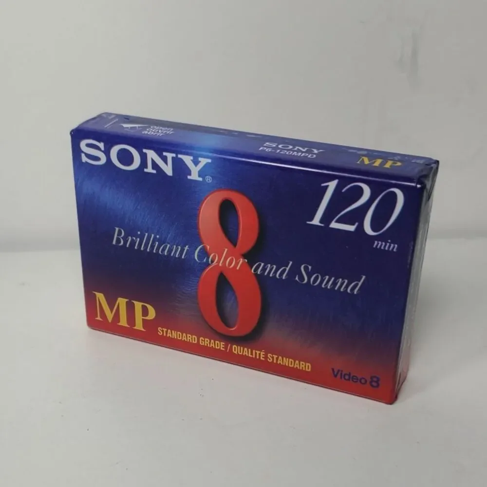 Sony Video 8mm Camcorder Video Cassette Tape - LP 240 min P6-120MP SEALED